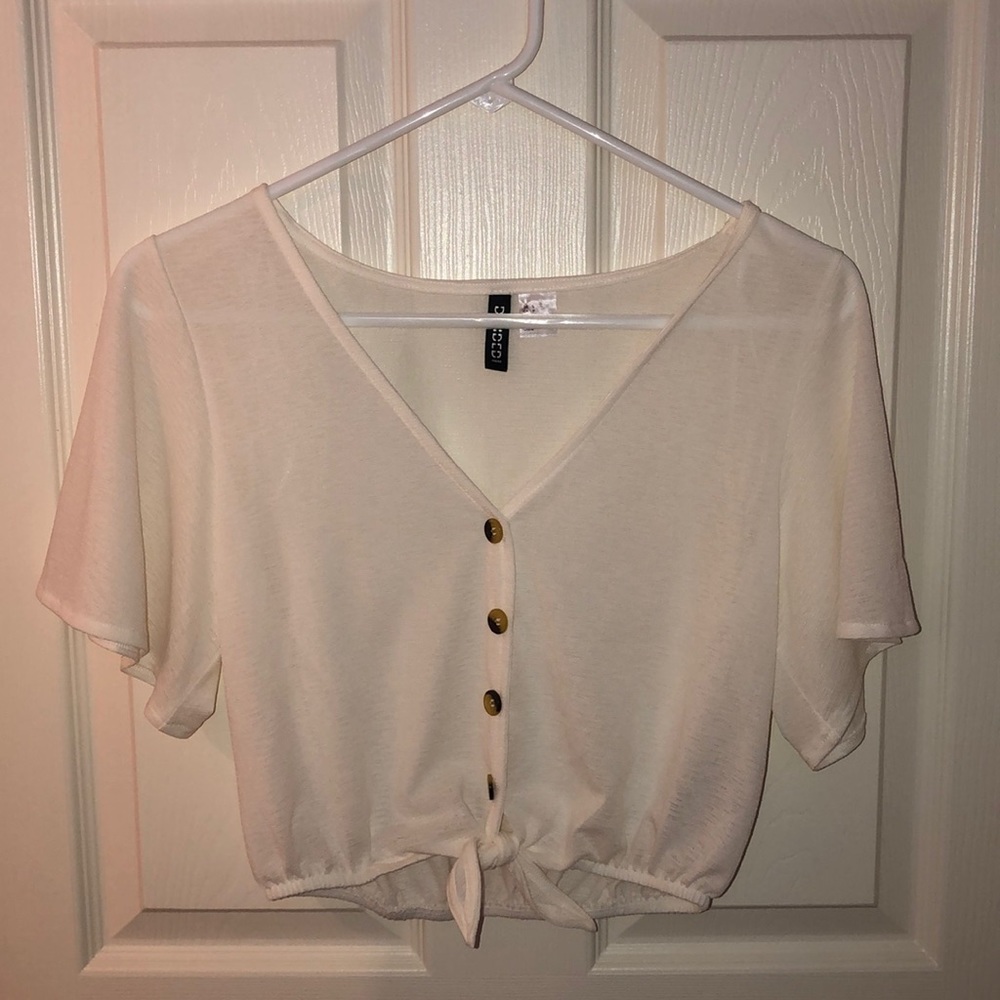 Slightly Sheer Mesh Top